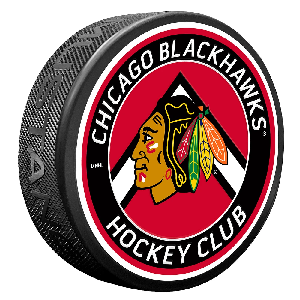 Chicago Blackhawks Chevron Banner Puck