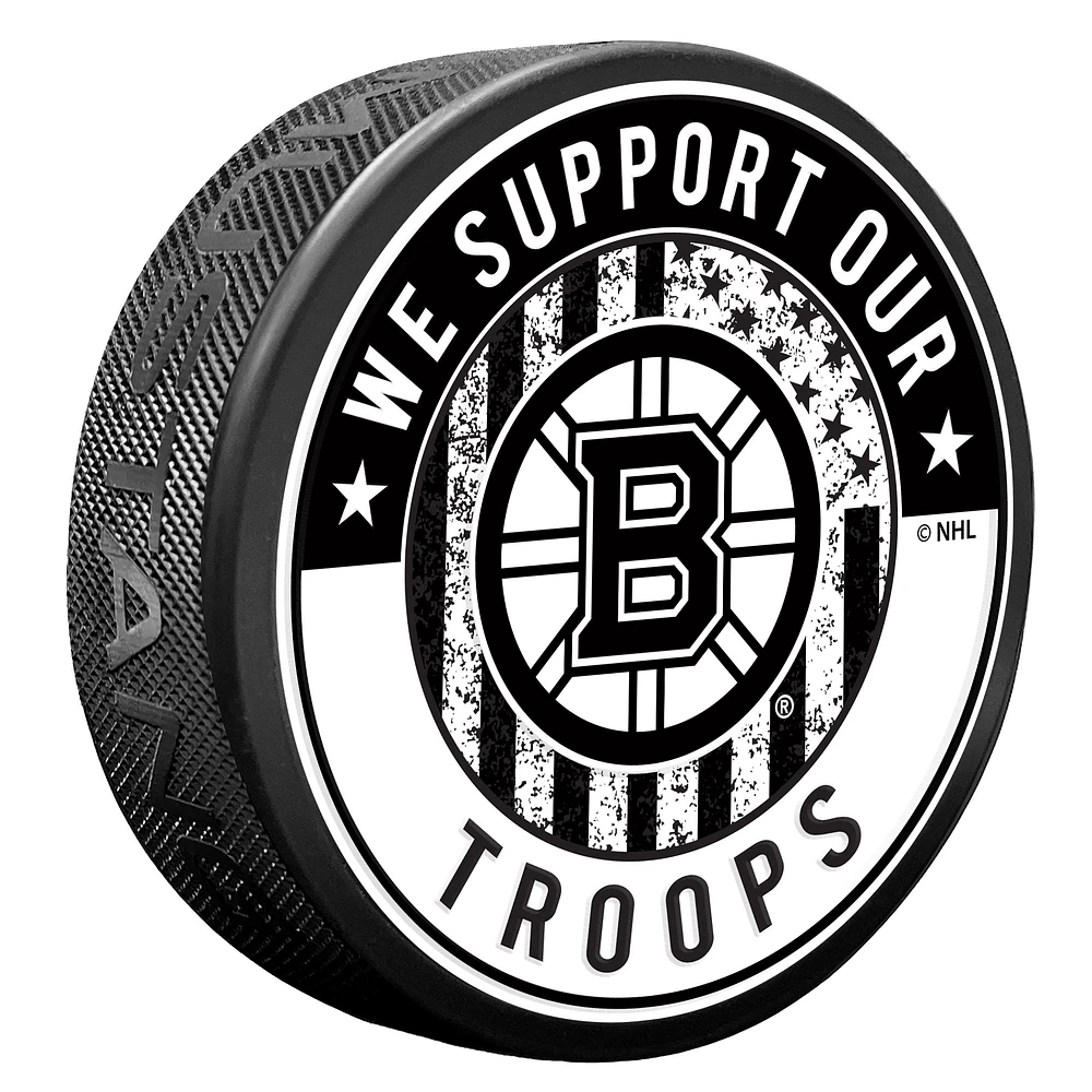 Boston Bruins Military Appreciation Puck