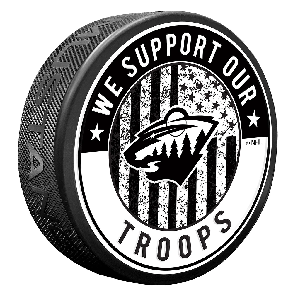 Minnesota Wild Military Appreciation Puck