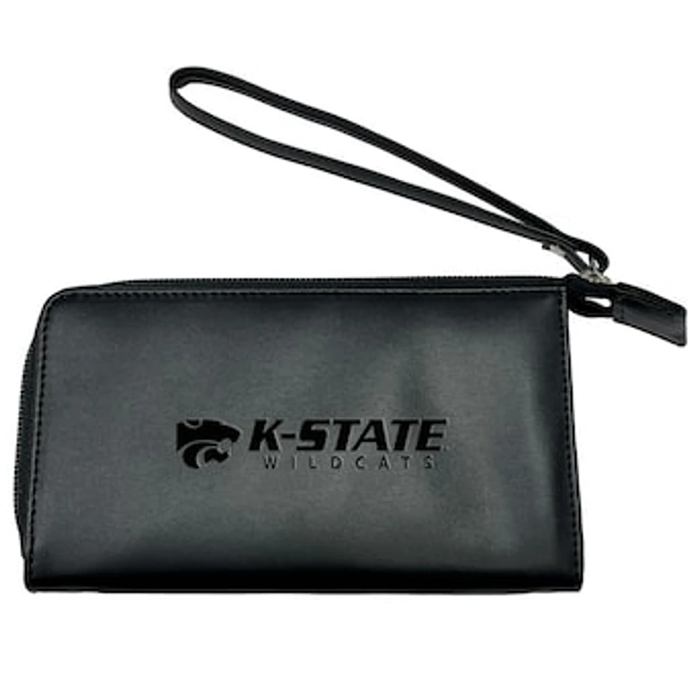 Black Kansas State Wildcats Cell Phone Wristlet Wallet