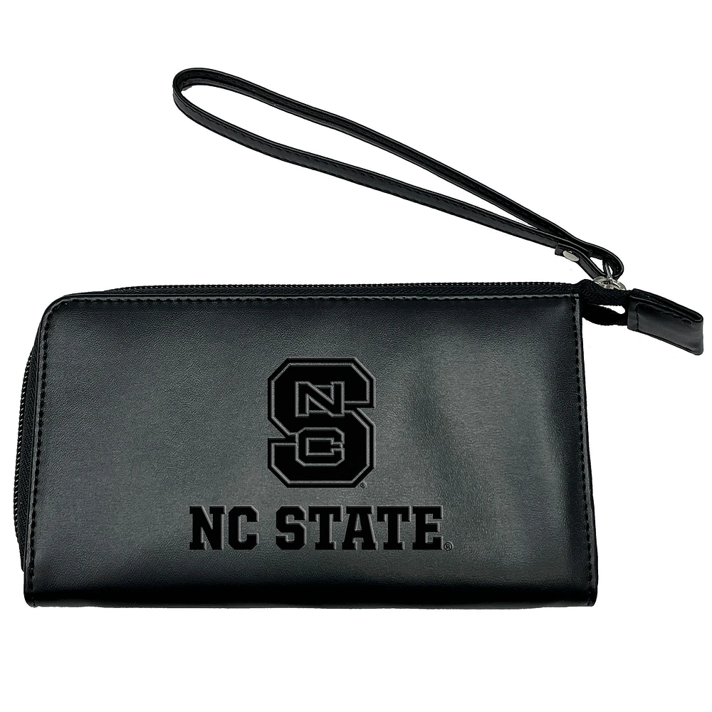 Black NC State Wolfpack Cell Phone Wristlet Wallet