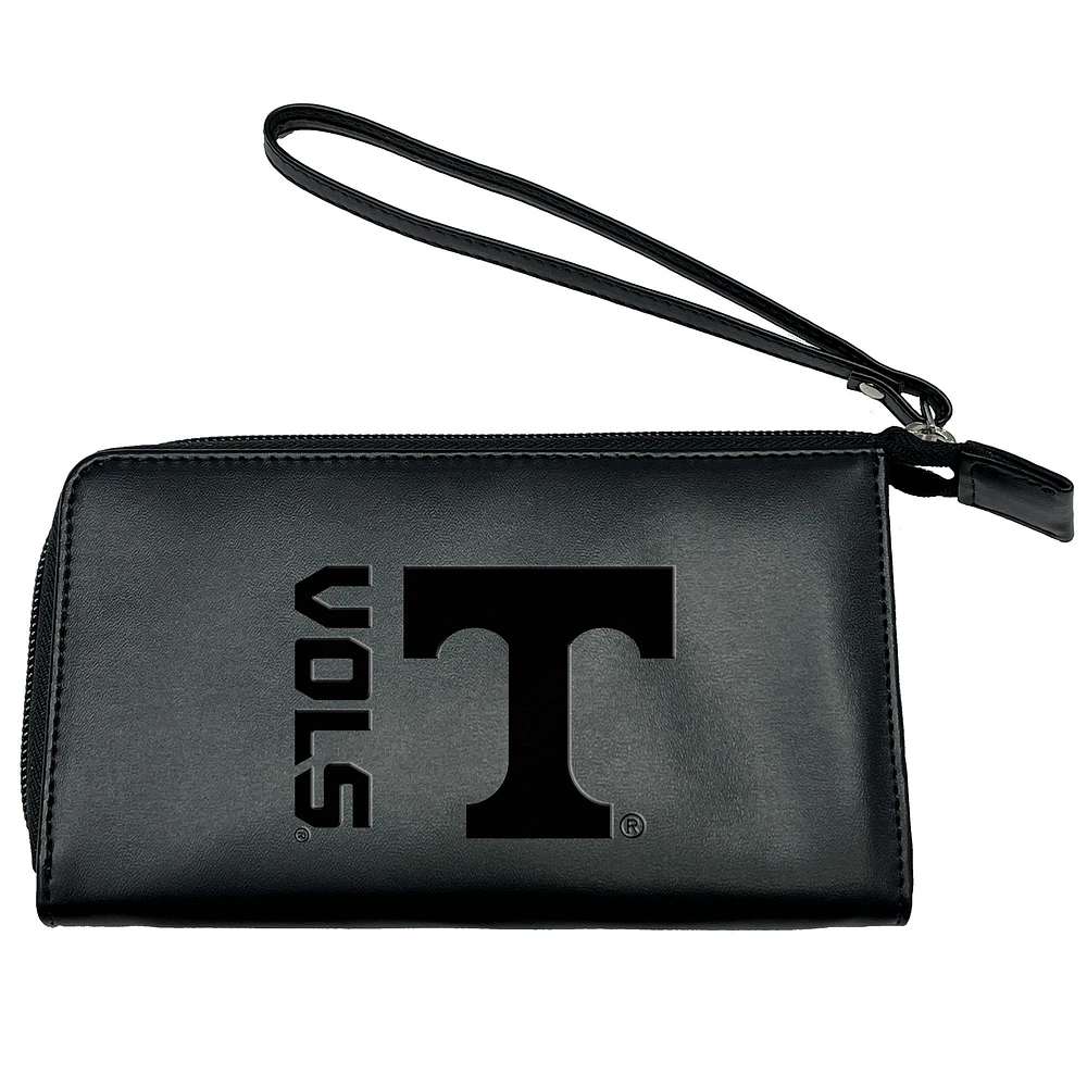 Black Tennessee Volunteers Cell Phone Wristlet Wallet