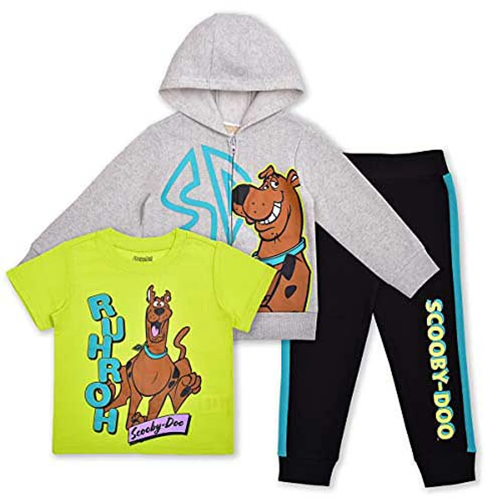 Toddler Gray Scooby-Doo 3-Pack Jogger Set