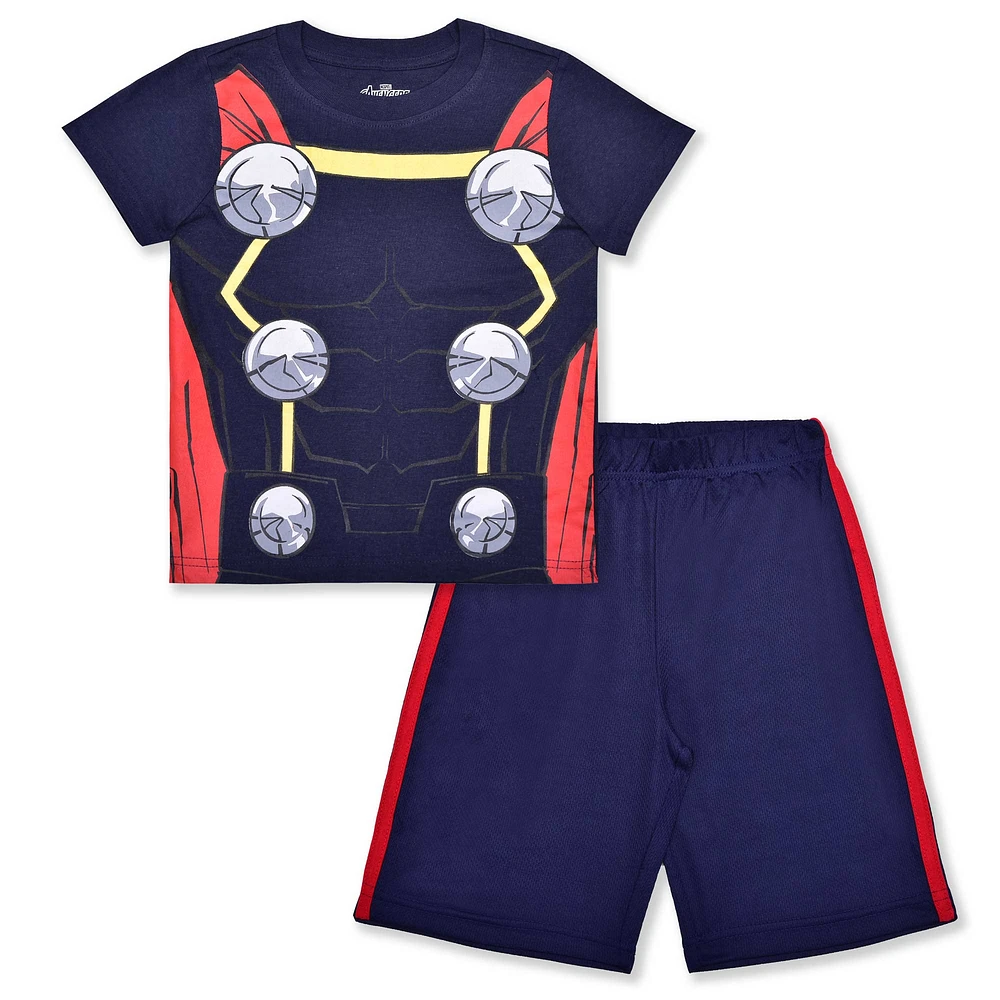 Preschool Blue Thor T-Shirt and Shorts Set