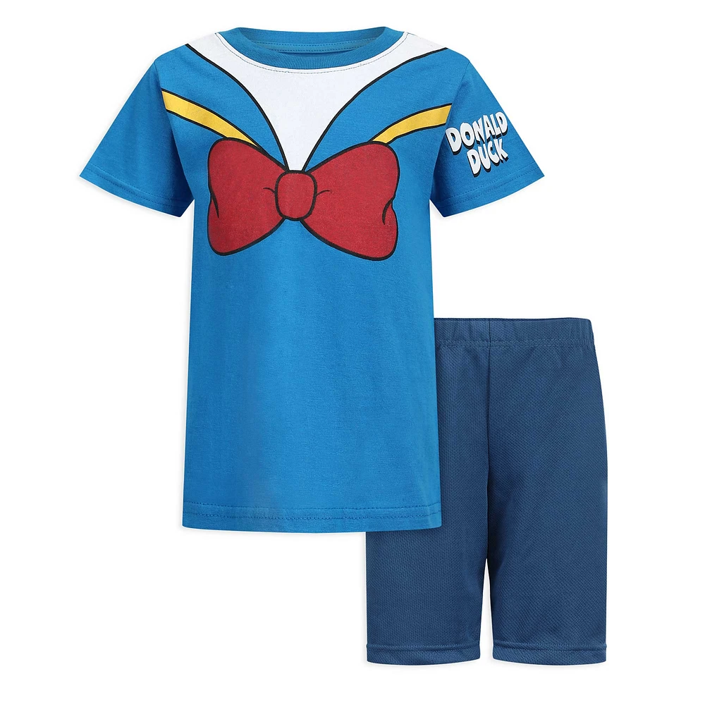 Toddler Donald Duck Blue Mickey & Friends T-Shirt and Shorts Set