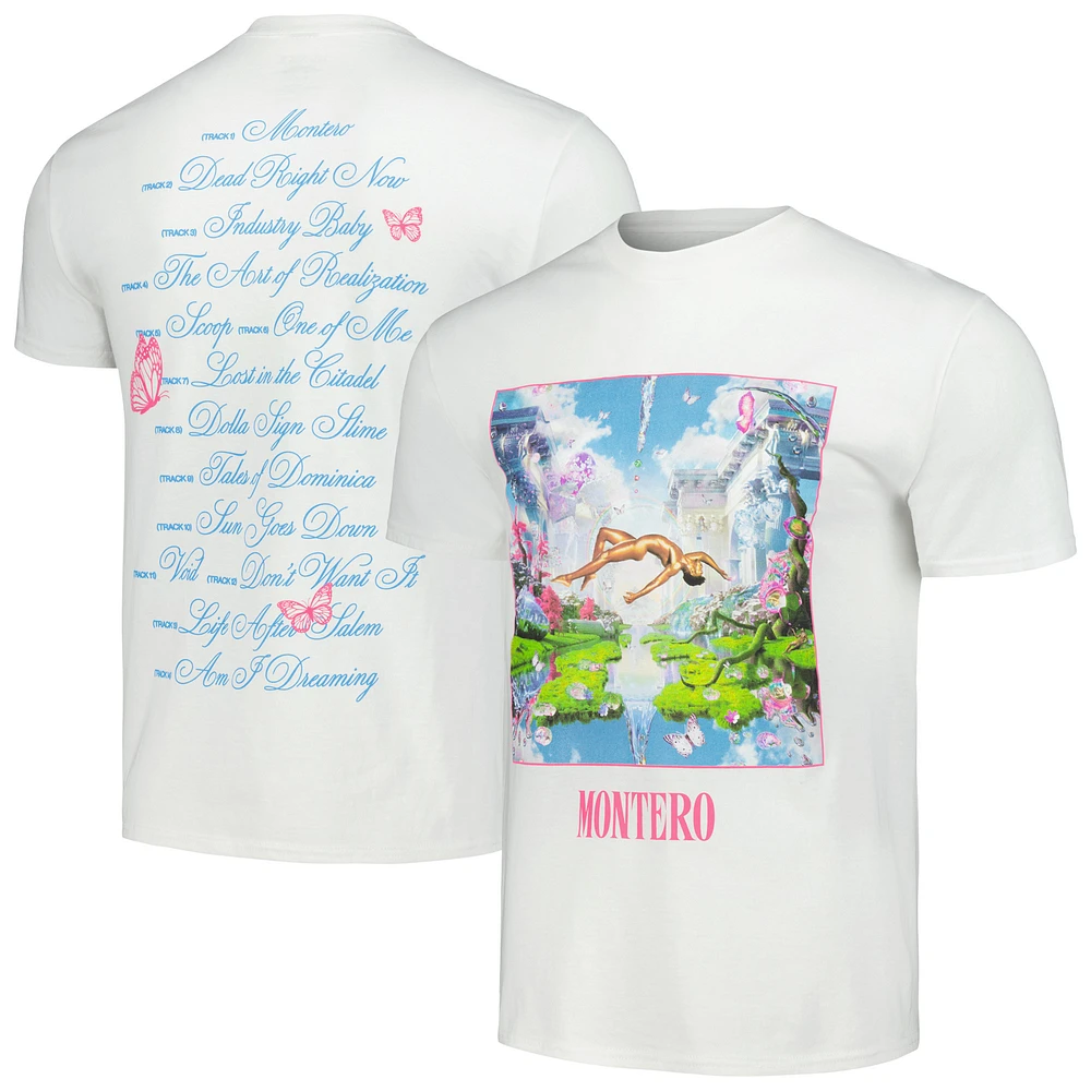 Unisex White Lil Nas X Montero Album T-Shirt