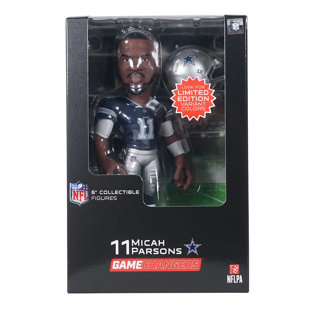 Micah Parsons Dallas Cowboys Series 4 GameChanger 6" Vinyl Figurine - Look for Rare Solid Color Variants
