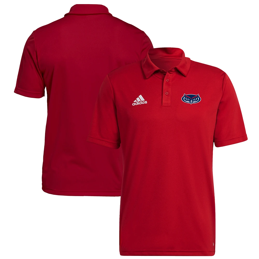 Men's adidas Red Florida Atlantic Owls Entrada 22 Polo