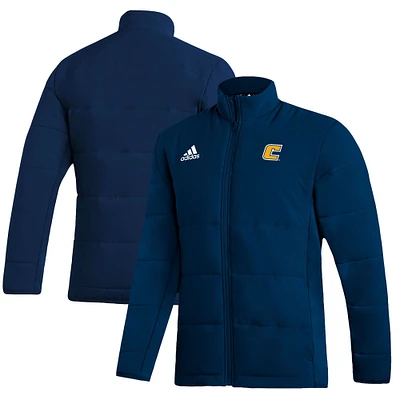 Men's adidas Navy Tennessee Chattanooga Mocs Midweight Full-Zip Jacket