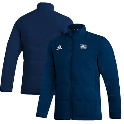Men's adidas  Navy Georgia Southern Eagles Midweight Full-Zip Jacket