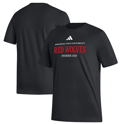 Men's adidas Black Arkansas State Red Wolves Fresh T-Shirt