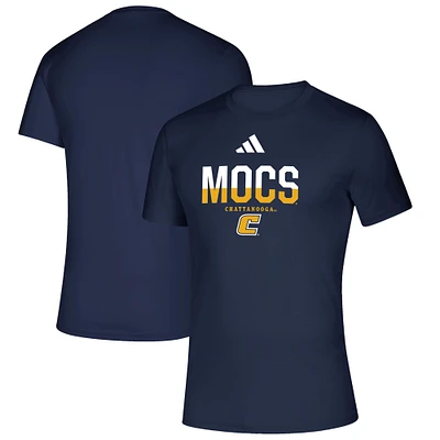 Men's adidas Navy Tennessee Chattanooga Mocs Creator T-Shirt