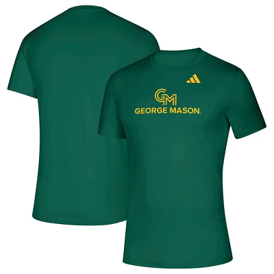 Men's adidas Green George Mason Patriots Creator T-Shirt