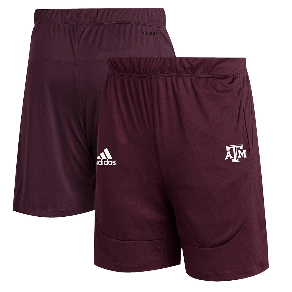 Men's adidas Maroon Texas A&M Aggies Sideline 21 Knit Shorts
