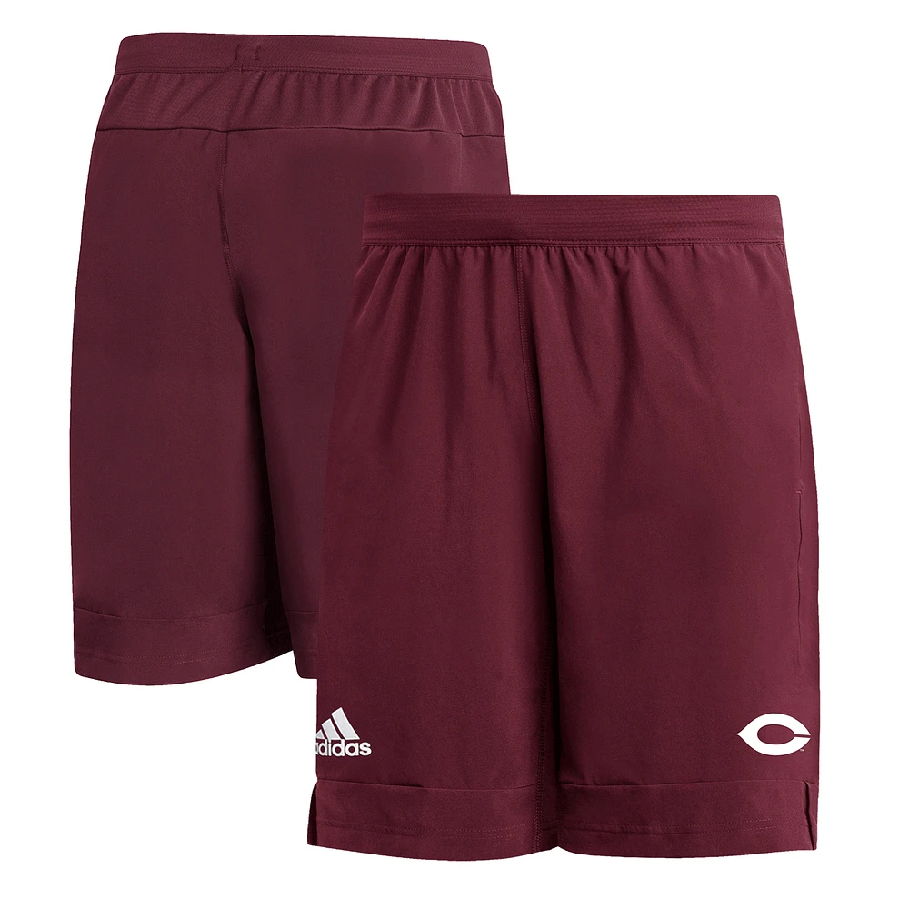 Men's adidas Maroon UChicago Maroons 9" Heat Ready Woven Shorts