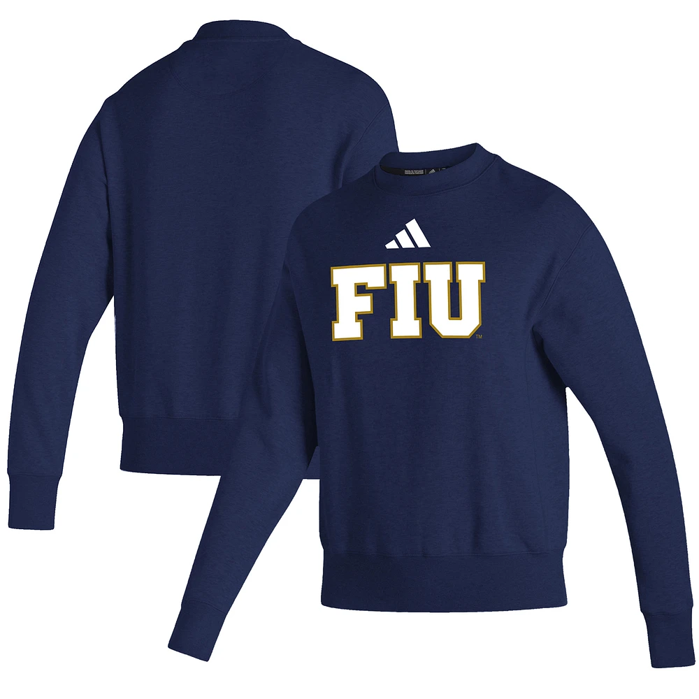 Women's adidas Navy FIU Panthers Premium Retro Pullover Sweatshirt