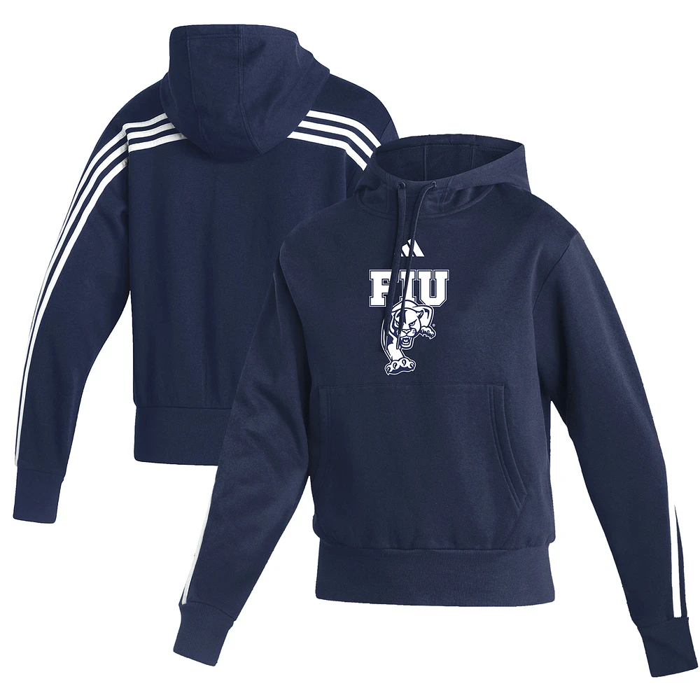 Women's adidas Navy FIU Panthers Fashion Pullover Hoodie