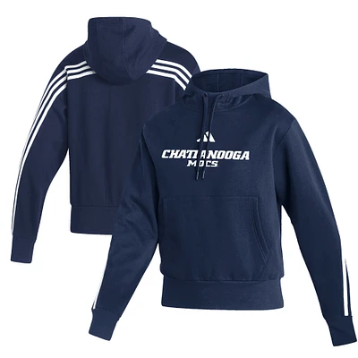 Women's adidas Navy Tennessee Chattanooga Mocs Fashion Pullover Hoodie
