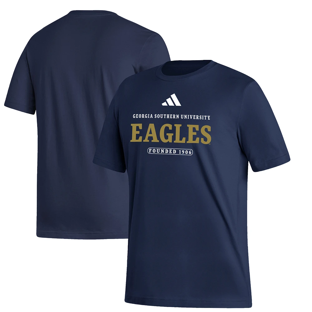 Women's adidas Navy Georgia Southern Eagles Fresh T-Shirt