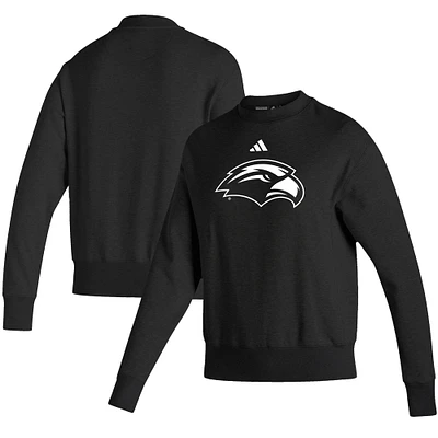 Women's adidas  Black Southern Miss Golden Eagles Premium Retro Pullover Sweatshirt