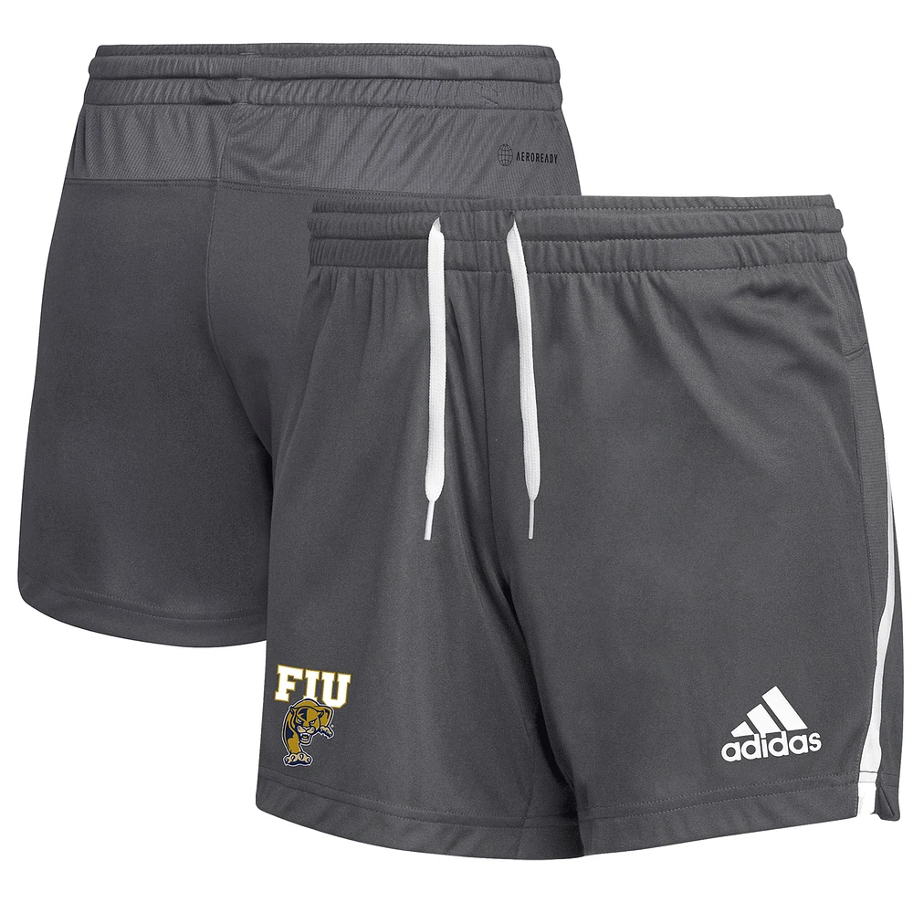 Women's adidas Gray FIU Panthers Team Issue Shorts