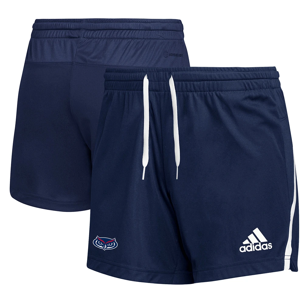 Women's adidas Navy Florida Atlantic Owls Team Issue Shorts