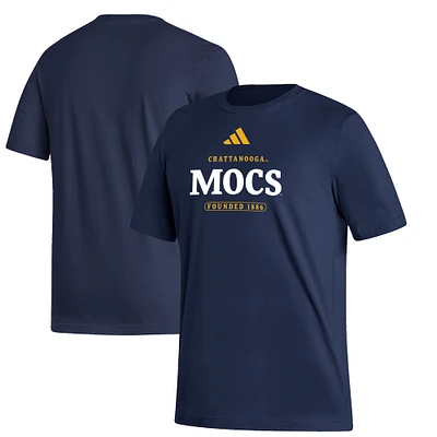 Women's adidas Navy Tennessee Chattanooga Mocs Fresh T-Shirt