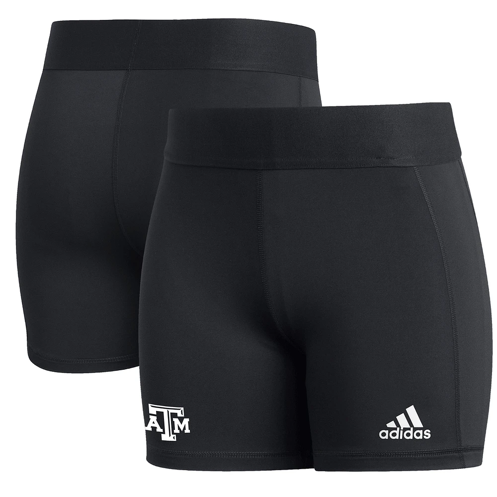 Women's adidas Black Texas A&M Aggies Alphaskin Shorts