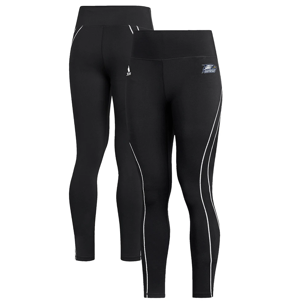 Women's adidas Black Georgia Southern Eagles Stadium Training 7/8 Leggings