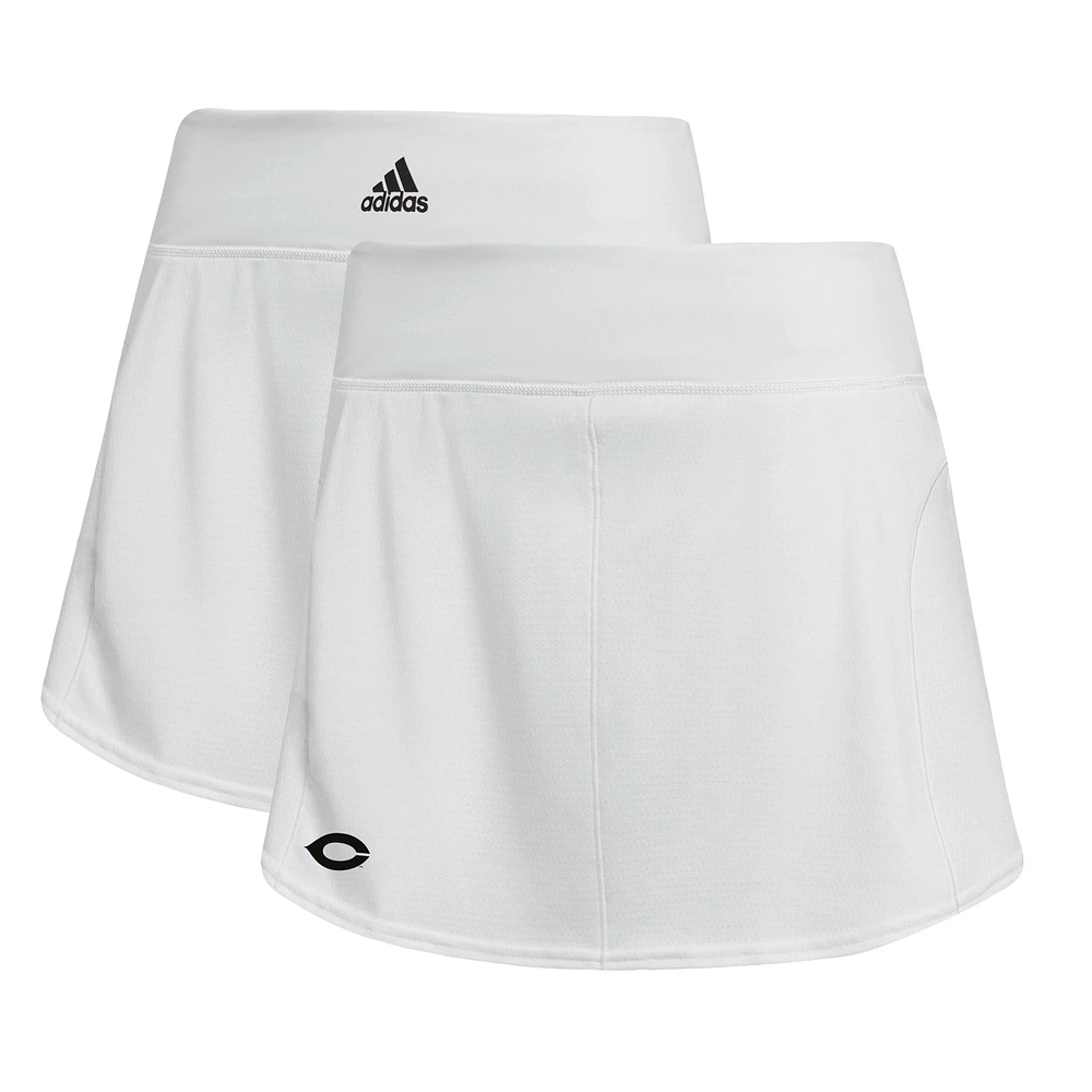 Women's adidas White UChicago Maroons Tennis Match Skirt