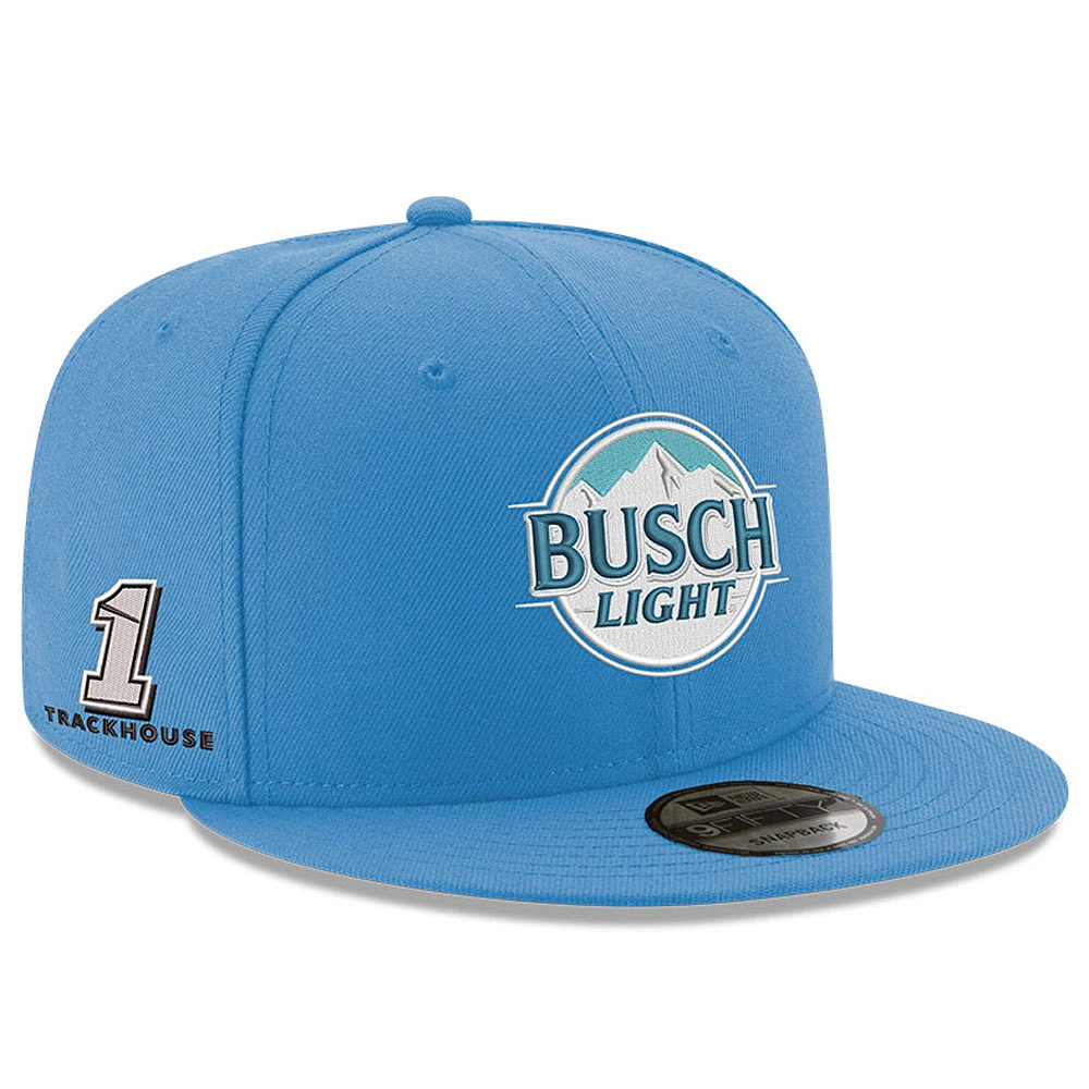 Men's New Era Blue Ross Chastain Busch Light 9FIFTY Adjustable Snapback Hat