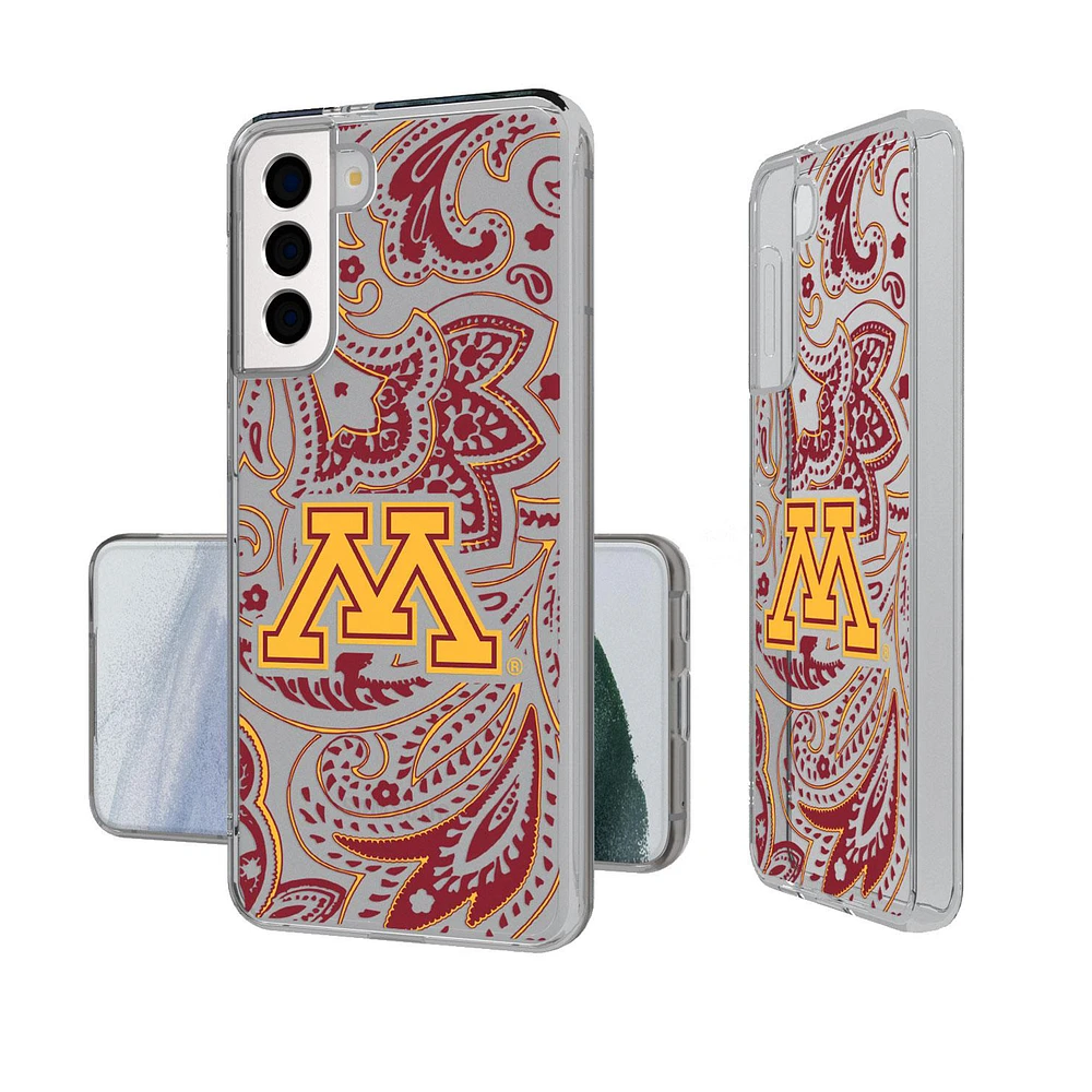 Keyscaper Minnesota Golden Gophers Paisley Galaxy Clear Case