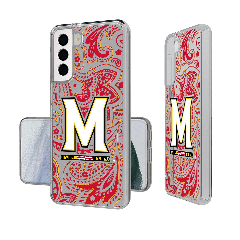 Keyscaper Maryland Terrapins Paisley Galaxy Clear Case