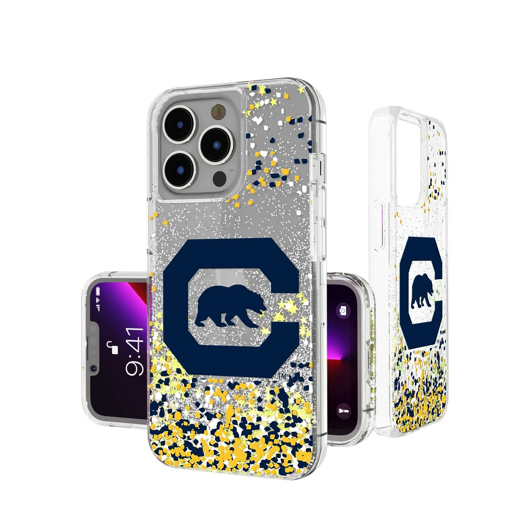Keyscaper Cal Bears iPhone Glitter Case with Confetti Design
