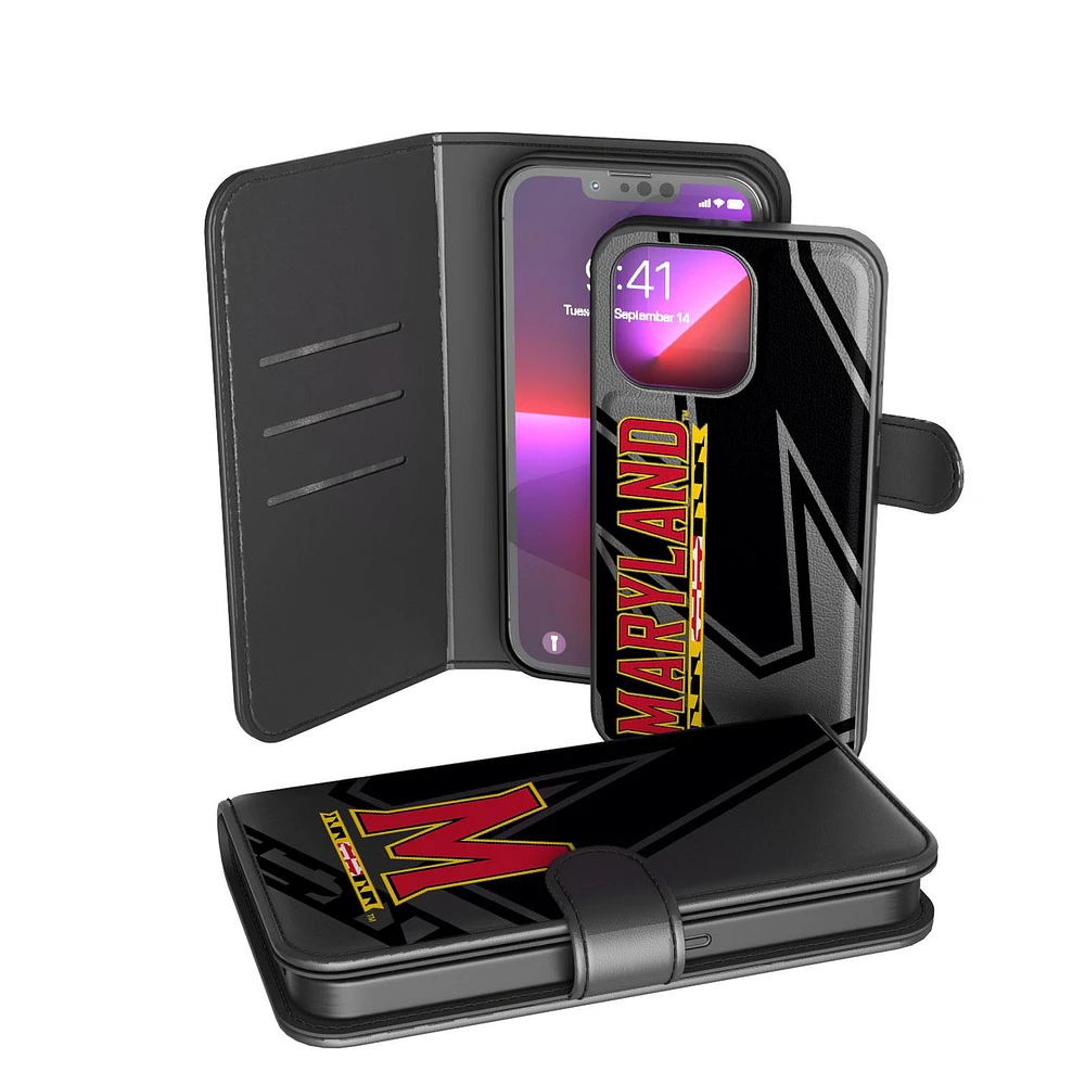 Keyscaper Maryland Terrapins iPhone Mono Tilt Wallet Case