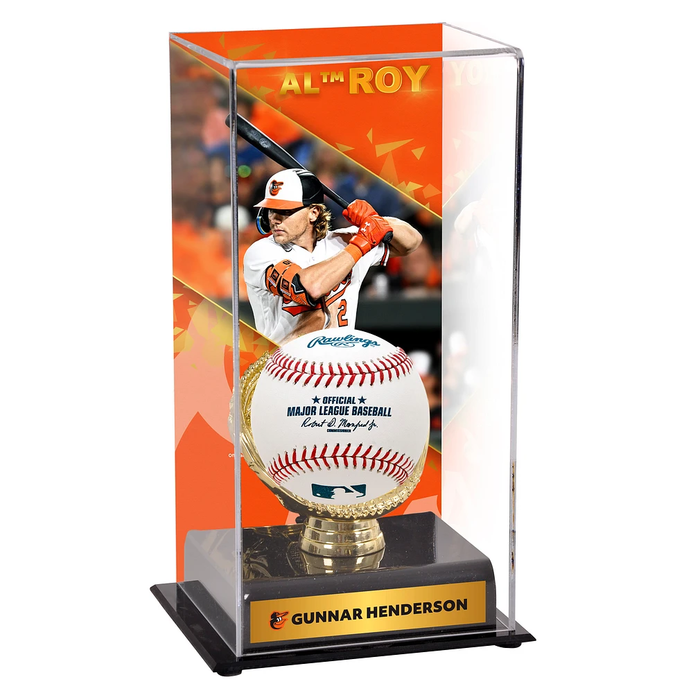 Gunnar Henderson Baltimore Orioles 2023 American League Rookie of the Year Sublimated Display Case with Image