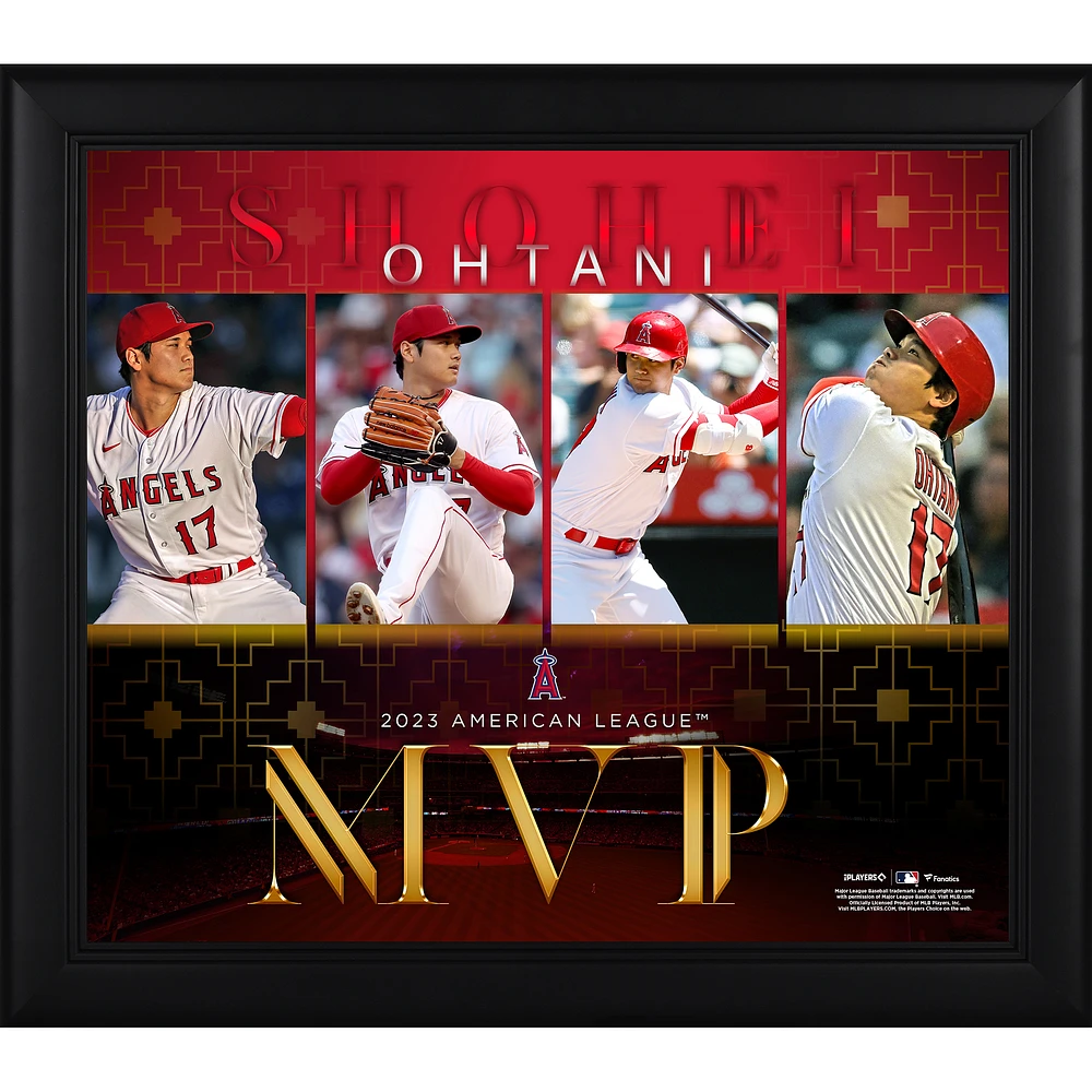 Shohei Ohtani Los Angeles Angels Framed 2023 American League MVP 15" x 17" Collage