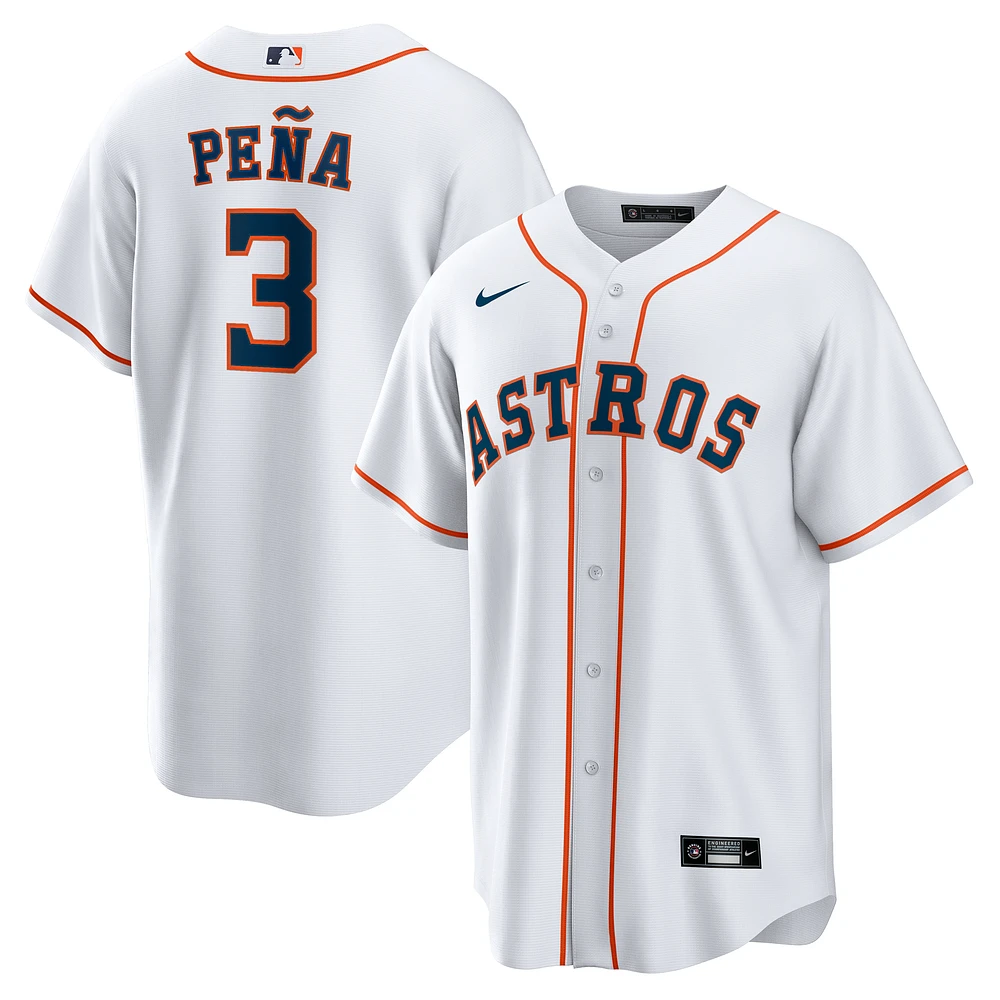 Men's Nike Jeremy Peña White Houston Astros Home Replica Jersey