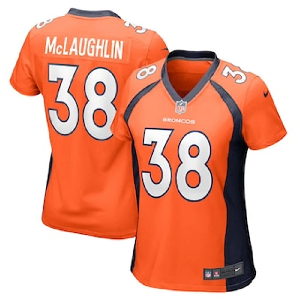 Women's Nike Jaleel McLaughlin  Orange Denver Broncos  Game Jersey