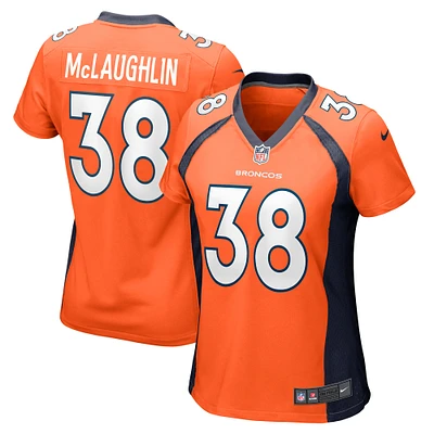 Women's Nike Jaleel McLaughlin  Orange Denver Broncos  Game Jersey
