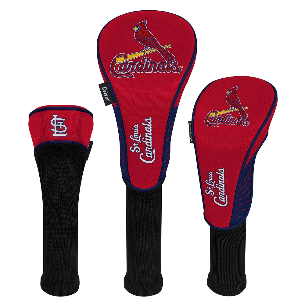 WinCraft St. Louis Cardinals Three-Pack Golf Club Headcover Set