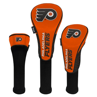 WinCraft Philadelphia Flyers Three-Pack Golf Club Headcover Set