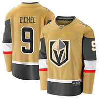 Men's Fanatics Jack Eichel Gold Vegas Golden Knights Home Breakaway Jersey