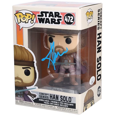 Alden Ehrenreich Star Wars Autographed Han Solo #472 Funko Pop! Vinyl Figure - BAS