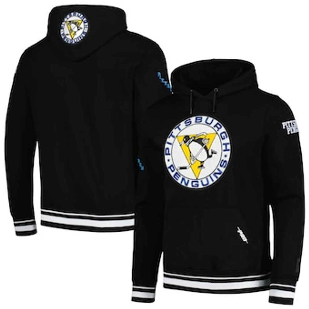Men's Pro Standard Black Pittsburgh Penguins Retro Classic Fleece Pullover Hoodie