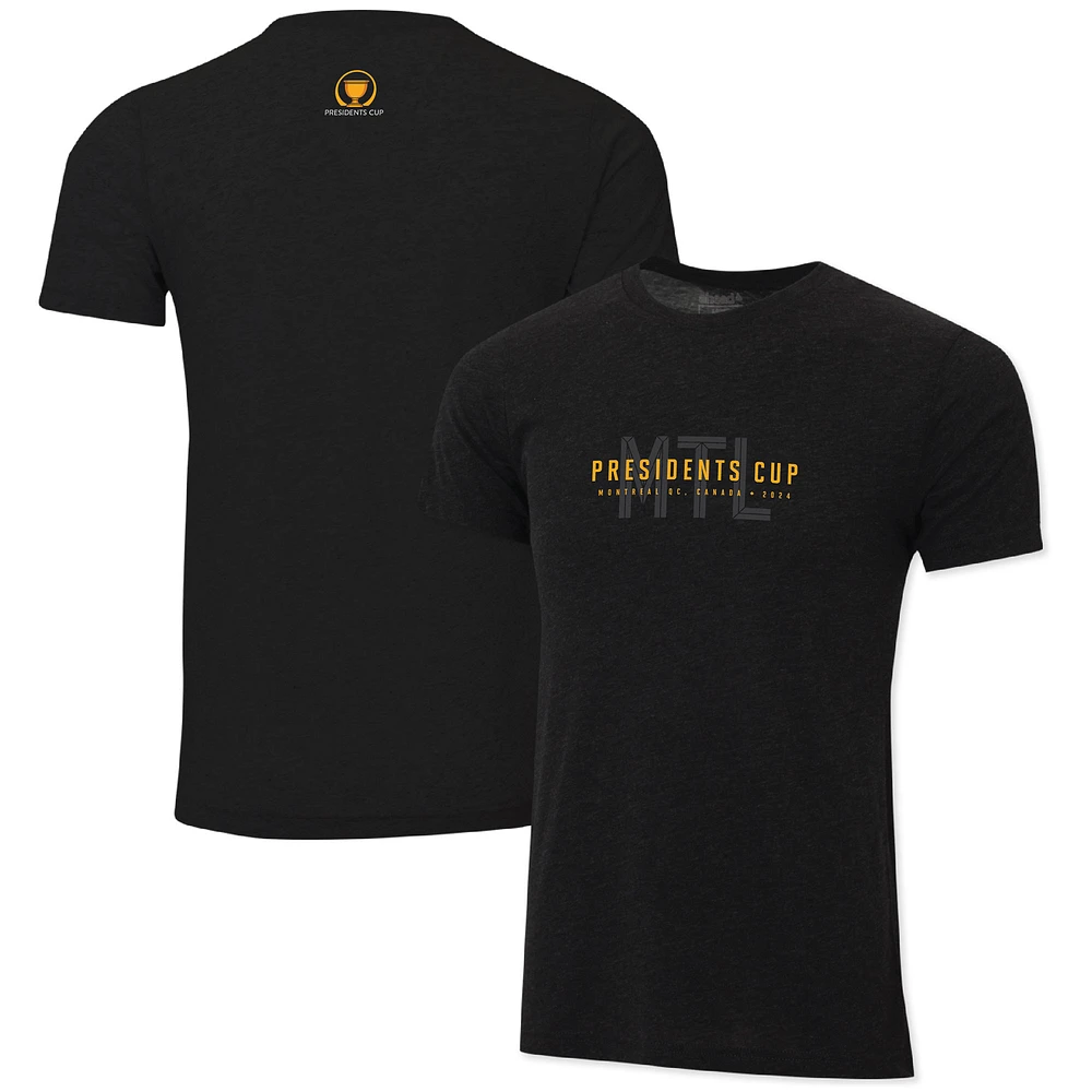 Men's Ahead Black 2024 Presidents Cup Instant Classic T-Shirt