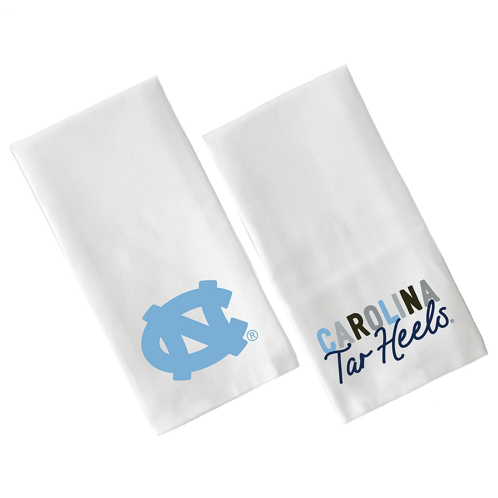 Little Birdie North Carolina Tar Heels Two-Pack Tea Towel Set