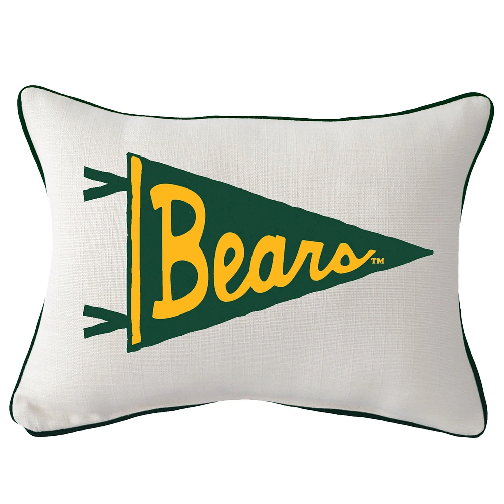 Baylor Bears Pennant Rectangular Piped Pillow