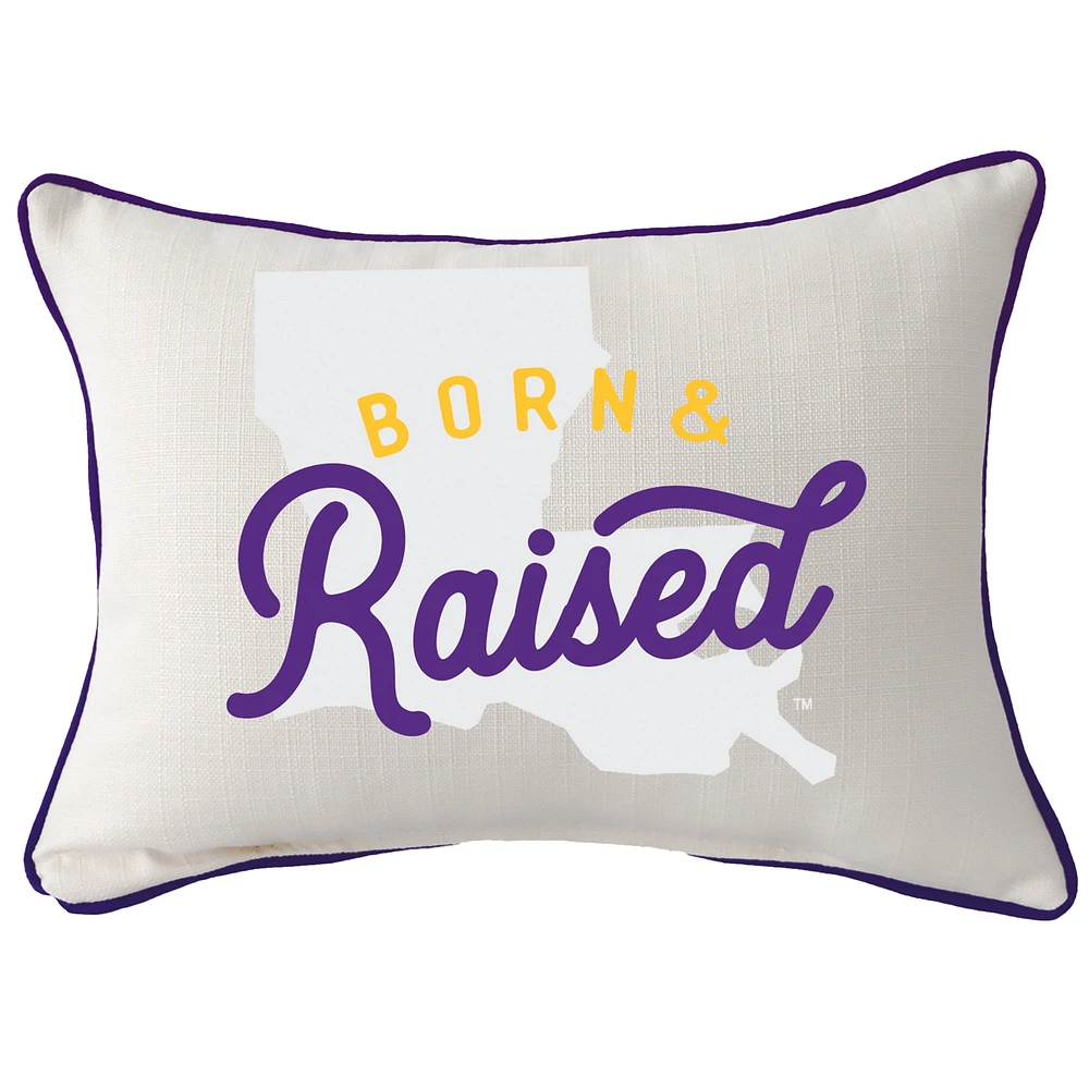 LSU Tigers Rectangular Piped Pillow