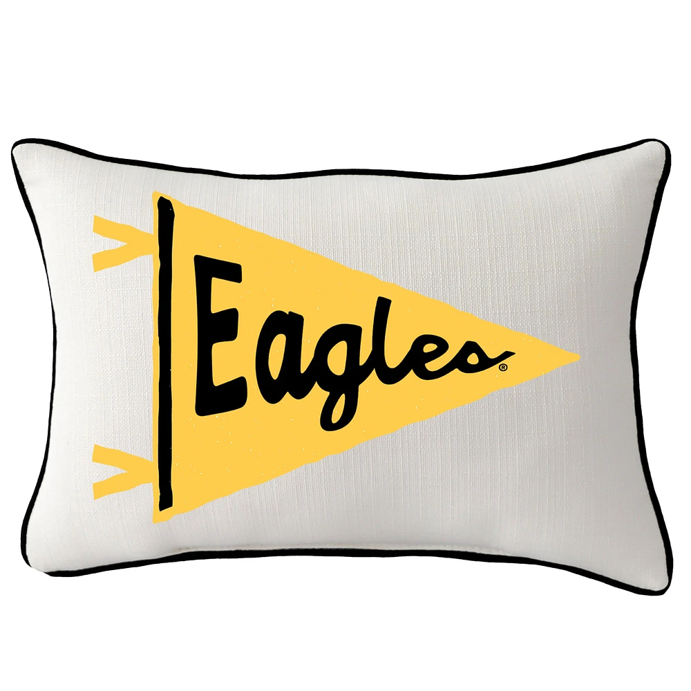 Southern Miss Golden Eagles Pennant Rectangular Piped Pillow